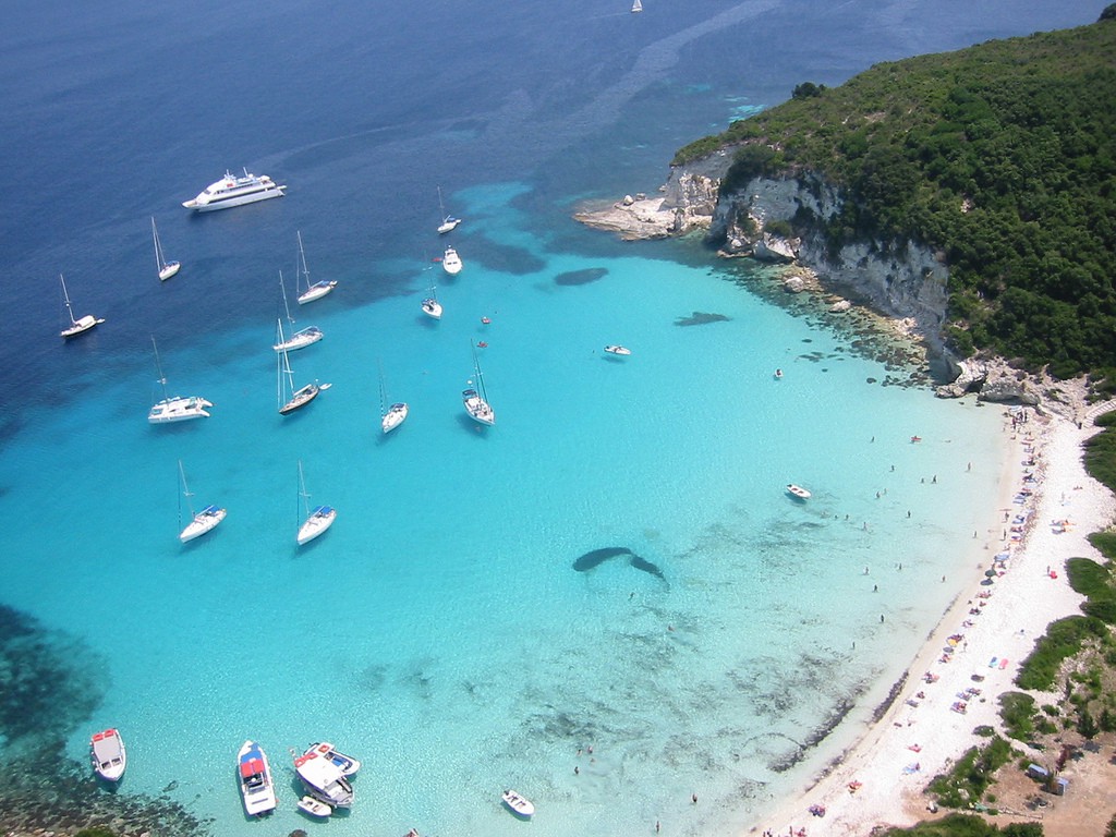 beautiful bay in greece
