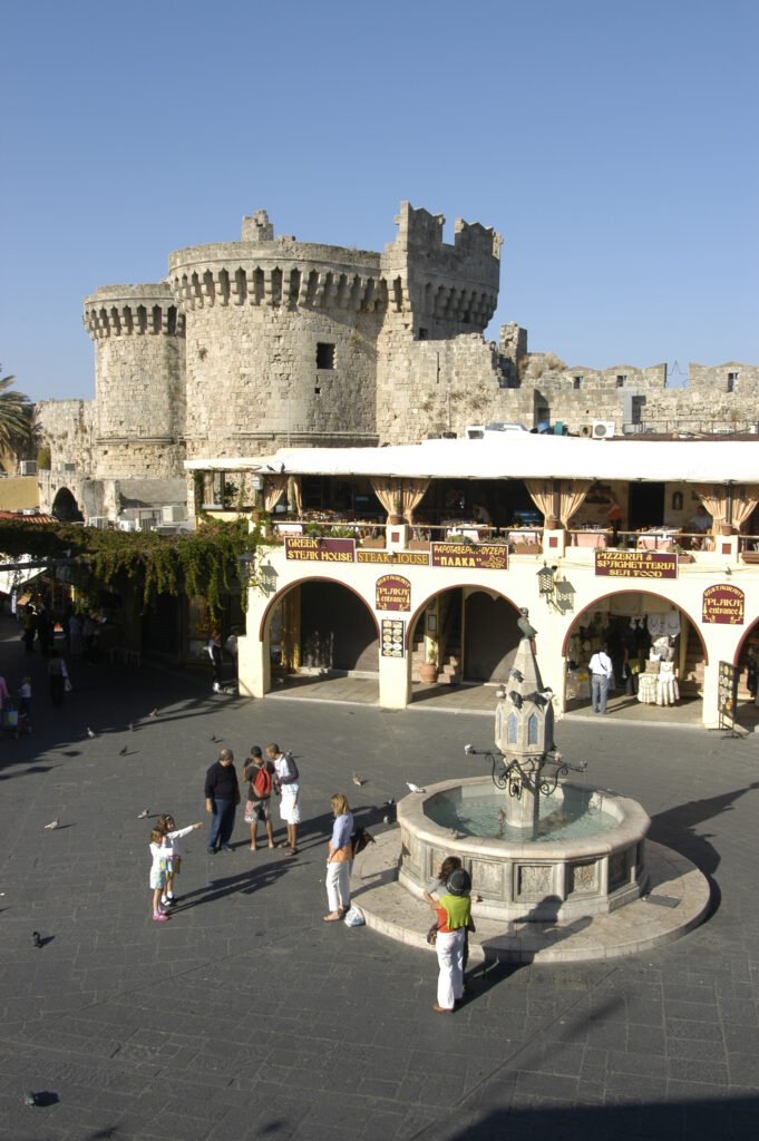 The old town of Rhodes is a cultural heritage