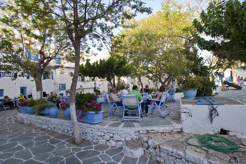 Summerday in local village in Greece