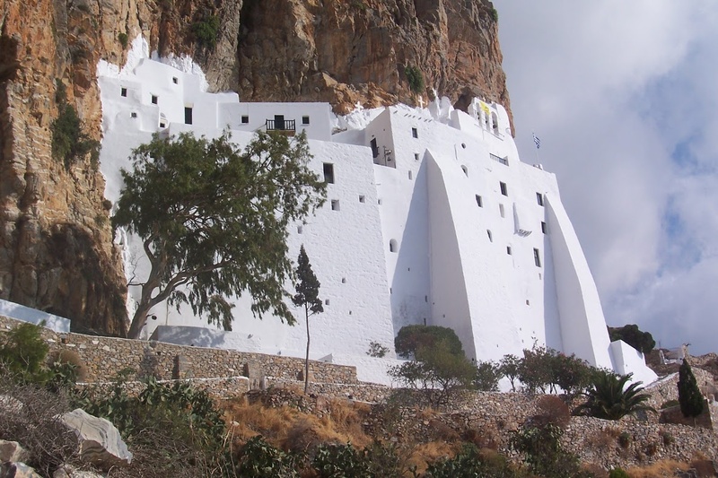 One of the impressive monasteries on the island of Amorgos
